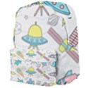 Cute seamless pattern with space Giant Full Print Backpack View4