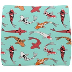 Pattern With Koi Fishes Seat Cushion by BangZart