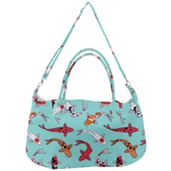 Pattern With Koi Fishes Removal Strap Handbag by BangZart