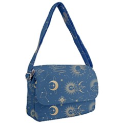 Seamless Galaxy Pattern Courier Bag by BangZart