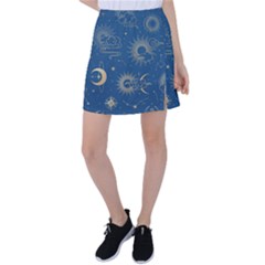 Seamless Galaxy Pattern Tennis Skirt by BangZart