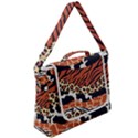 Mixed animal skin print safari textures mix leopard zebra tiger skins patterns luxury animals texture Box Up Messenger Bag View2