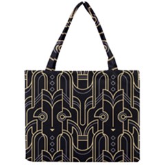 Art Deco Geometric Abstract Pattern Vector Mini Tote Bag by BangZart