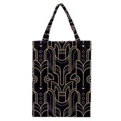 Art Deco Geometric Abstract Pattern Vector Classic Tote Bag by BangZart