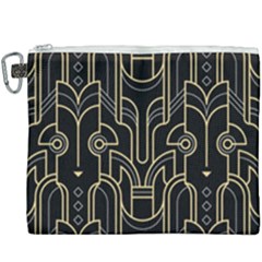 Art Deco Geometric Abstract Pattern Vector Canvas Cosmetic Bag (xxxl) by BangZart