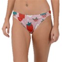 Strawberry seamless pattern Band Bikini Bottom View1