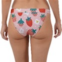 Strawberry seamless pattern Band Bikini Bottom View2