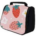 Strawberry seamless pattern Full Print Travel Pouch (Big) View1