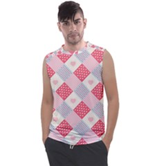 Cute Kawaii Patches Seamless Pattern Men s Regular Tank Top by BangZart