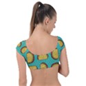 Taco drawing background mexican fast food pattern Cap Sleeve Ring Bikini Top View2