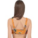 Seamless pattern with taco Cage Up Bikini Top View2