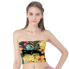 Fabulous Colorful Floral Seamless Tube Top by BangZart