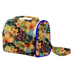 Fabulous Colorful Floral Seamless Satchel Shoulder Bag by BangZart