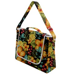 Fabulous Colorful Floral Seamless Box Up Messenger Bag