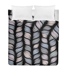 Seamless Pattern With Interweaving Braids Duvet Cover Double Side (full/ Double Size)