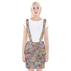 Floral Seamless Pattern With Flowers Vintage Background Colorful Illustration Braces Suspender Skirt by BangZart