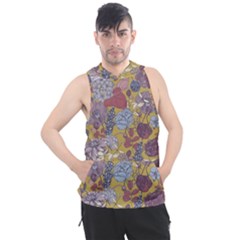 Floral Seamless Pattern With Flowers Vintage Background Colorful Illustration Men s Sleeveless Hoodie by BangZart