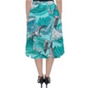 Sea waves seamless pattern Classic Midi Skirt View2