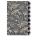 Elegant pattern with golden tropical leaves 5.5  x 8.5  Notebook View4