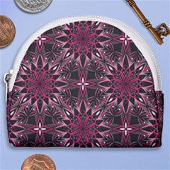 Seamless Pattern With Flowers Oriental Style Mandala Horseshoe Style Canvas Pouch by BangZart