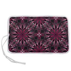 Seamless Pattern With Flowers Oriental Style Mandala Pen Storage Case (l)