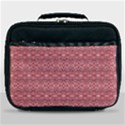 Pink art with abstract seamless flaming pattern Lunch Bag View1