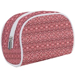 Pink Art With Abstract Seamless Flaming Pattern Makeup Case (large)