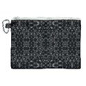 Black And White Tech Pattern Canvas Cosmetic Bag (XL) View1