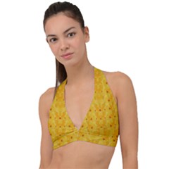 Blossoms  So Free In Freedom Halter Plunge Bikini Top by pepitasart