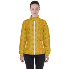 Blossoms  So Free In Freedom Women s High Neck Windbreaker by pepitasart