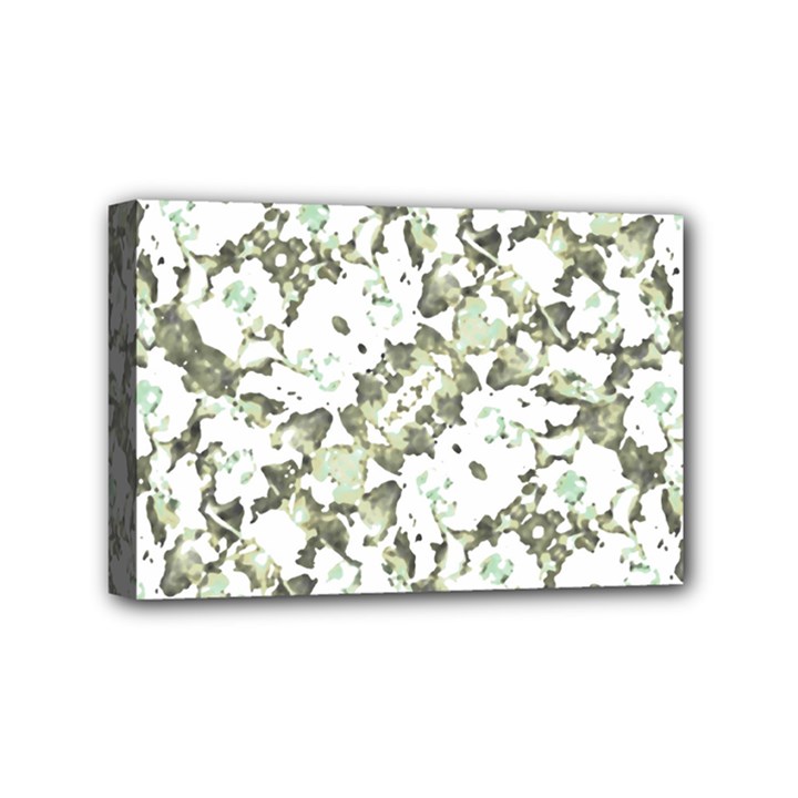 Modern Abstract Intricate Print Pattern Mini Canvas 6  x 4  (Stretched)