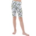 Modern Abstract Intricate Print Pattern Kids  Mid Length Swim Shorts View1