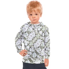 Modern Abstract Intricate Print Pattern Kids  Hooded Pullover