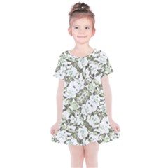 Modern Abstract Intricate Print Pattern Kids  Simple Cotton Dress