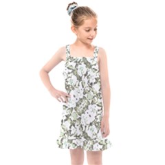 Modern Abstract Intricate Print Pattern Kids  Overall Dress by dflcprintsclothing