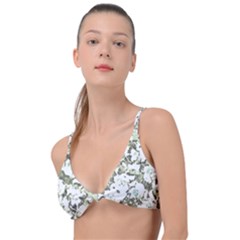 Modern Abstract Intricate Print Pattern Knot Up Bikini Top by dflcprintsclothing