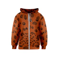 Cheetah Kids  Zipper Hoodie by bethmooreart