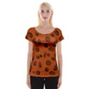 Cheetah Cap Sleeve Top View1