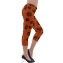 Cheetah Lightweight Velour Capri Leggings  View4