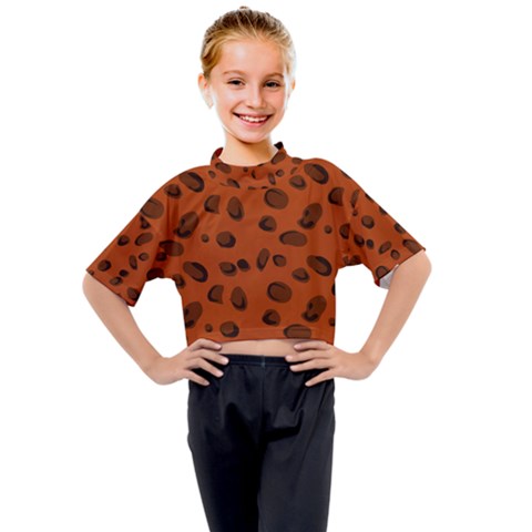 Cheetah Kids Mock Neck Tee by bethmooreart