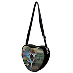 Joshua Tree Camouflage Heart Shoulder Bag