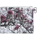 Saucer Magnolia Tree Canvas Cosmetic Bag (XXXL) View2