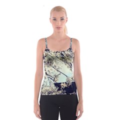 Plum Blossoms Spaghetti Strap Top by okhismakingart