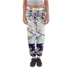 Plum Blossoms Women s Jogger Sweatpants by okhismakingart