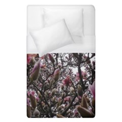 Saucer Magnolia Tree Ii Duvet Cover (single Size) by okhismakingart