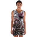 Saucer Magnolia Tree II Wrap Front Bodycon Dress View1