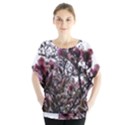 Saucer Magnolia Tree II Batwing Chiffon Blouse View1