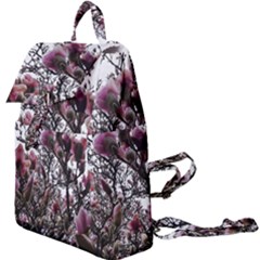 Saucer Magnolia Tree Ii Buckle Everyday Backpack by okhismakingart