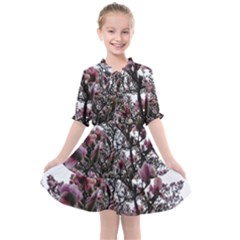 Saucer Magnolia Tree Ii Kids  All Frills Chiffon Dress