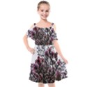 Saucer Magnolia Tree II Kids  Cut Out Shoulders Chiffon Dress View1